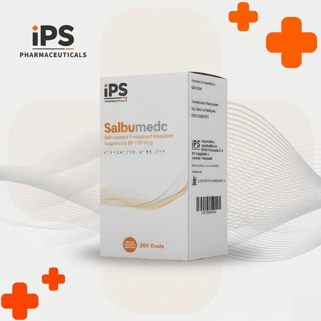 Salbumedc - Salbutamol Inhalador 100mcg / 200 Dosis